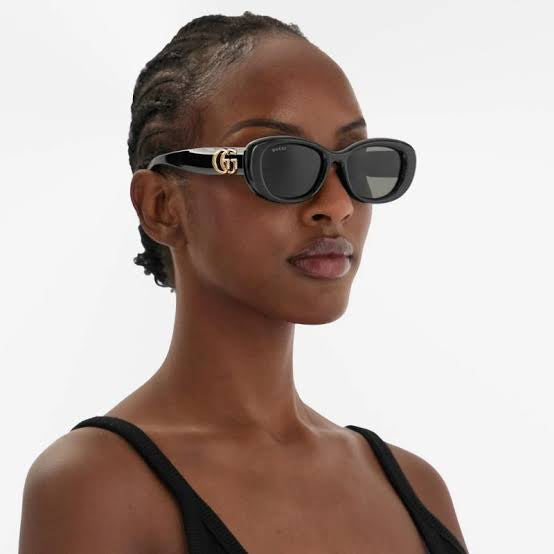 GG oval frame sunglasses