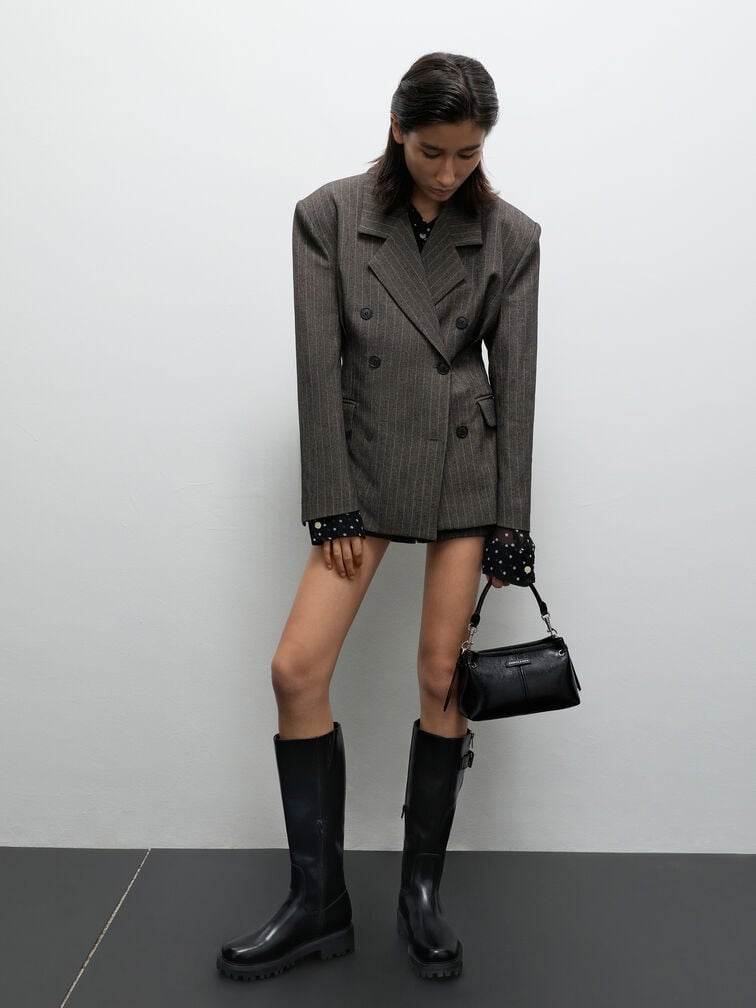 Noane Top Handle Bag - Noir