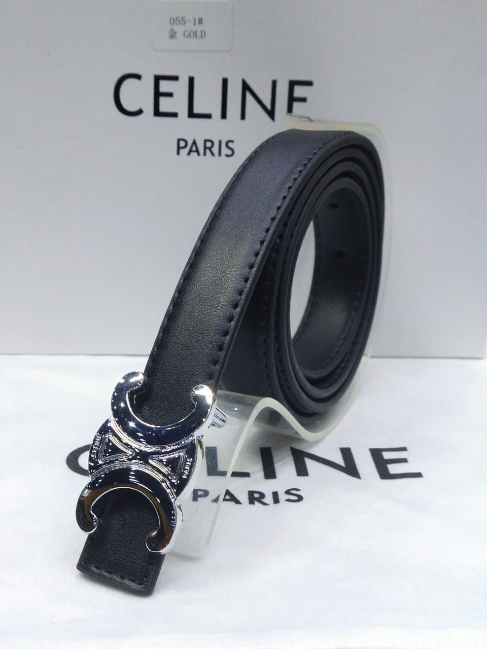 Celine black silver hardware