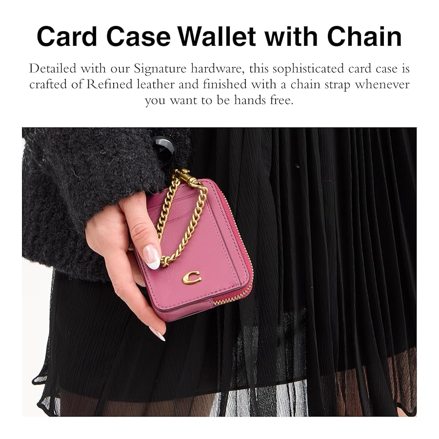COACH® | Essential Chain Card Case