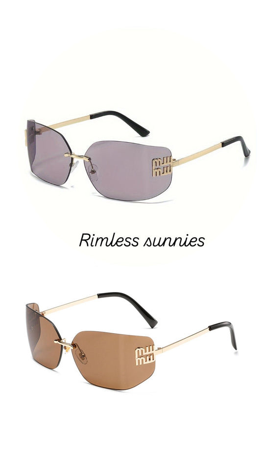 Miu miu rimless sunnies