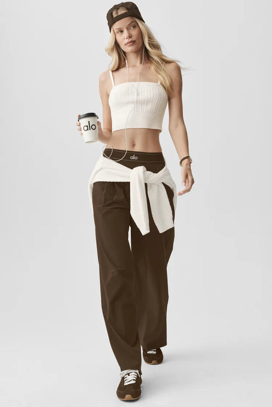 Alo Suit Up Trouser brown