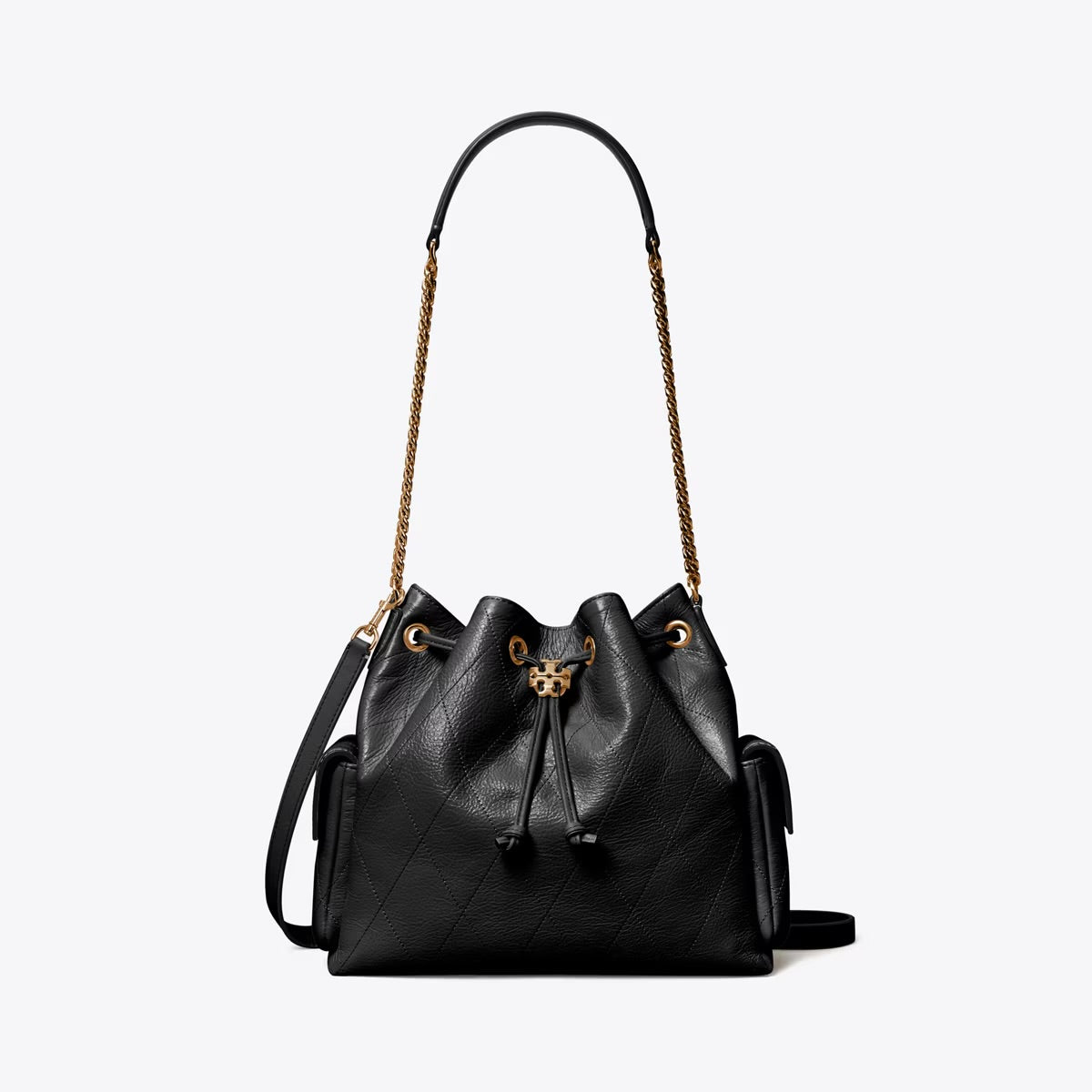 Tory Burch CHARLIE QUILTED DRAWSTRING SHOULDER BAG