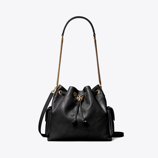 Tory Burch CHARLIE QUILTED DRAWSTRING SHOULDER BAG