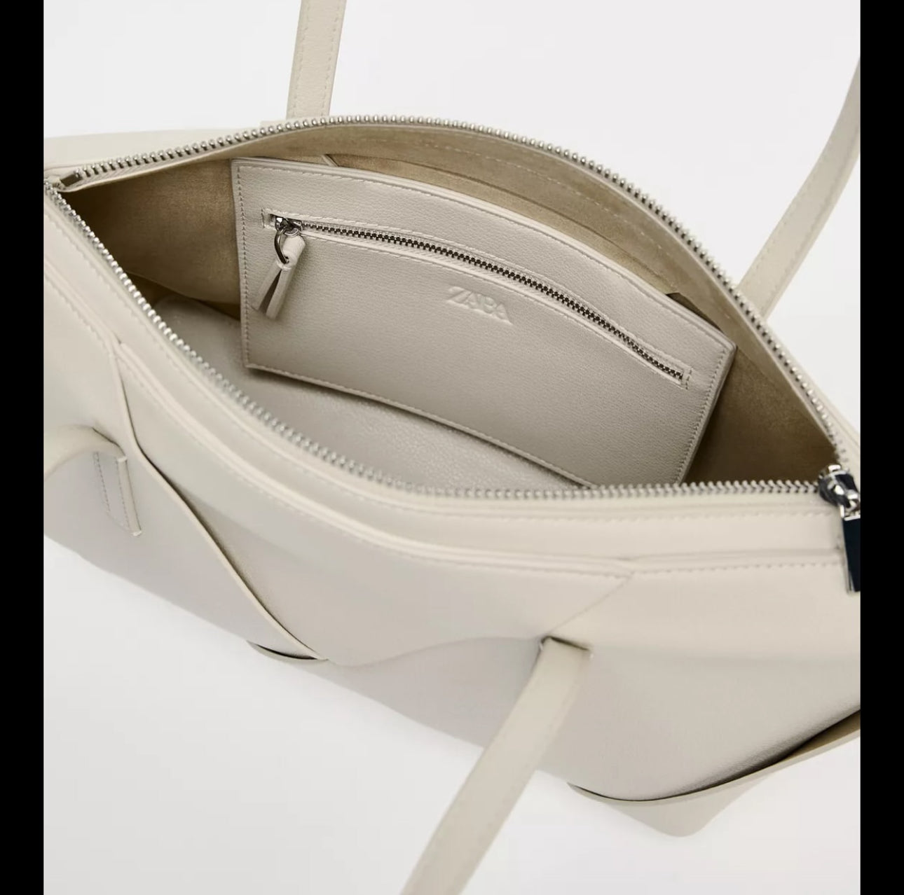 Zara Shoulder bag ivory