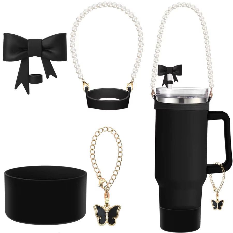 Tumbler accecorie set black