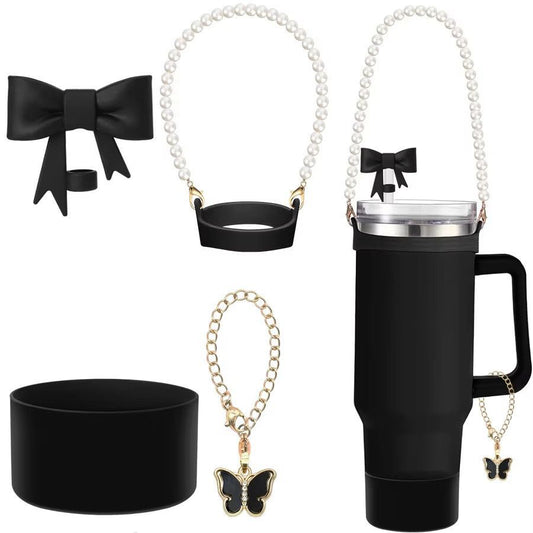 Tumbler accecorie set black