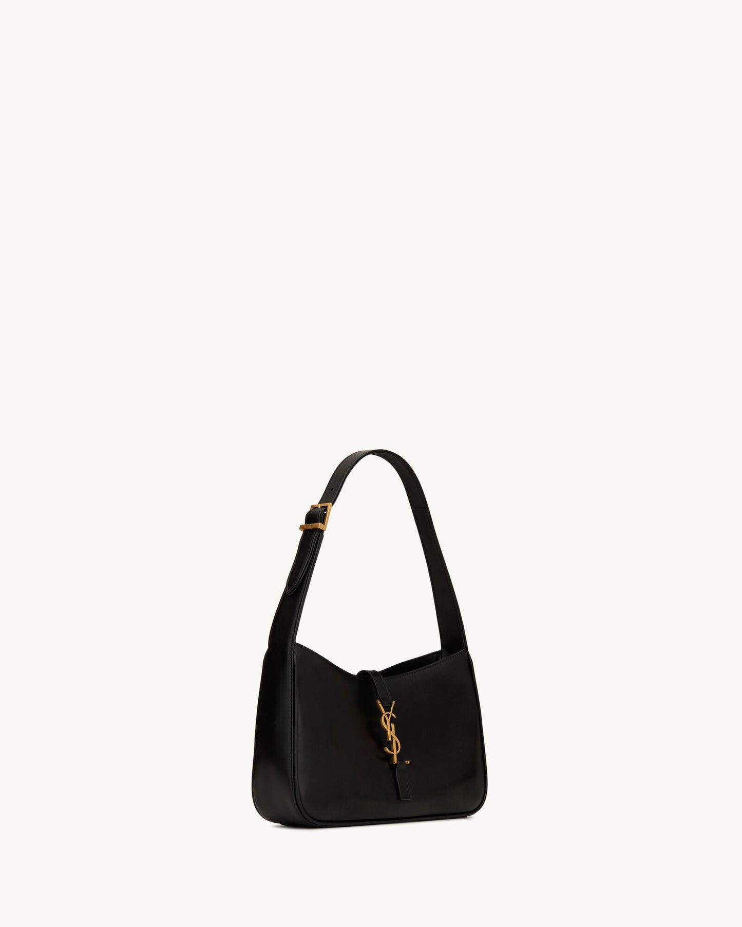 SAINT LAURENT Medium LE 5 À 7 IN SMOOTH LEATHER NOIR