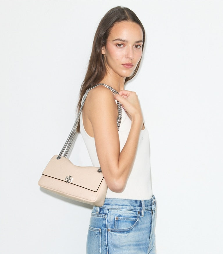 SMALL CHARLIE QUILTED SHOULDER BAG