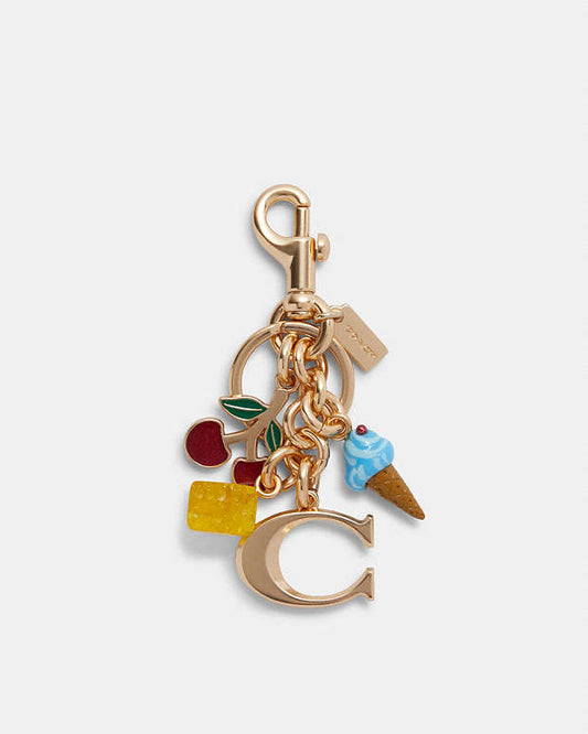 COACH® | Signature Mixed Charms Cluster Bag Charm