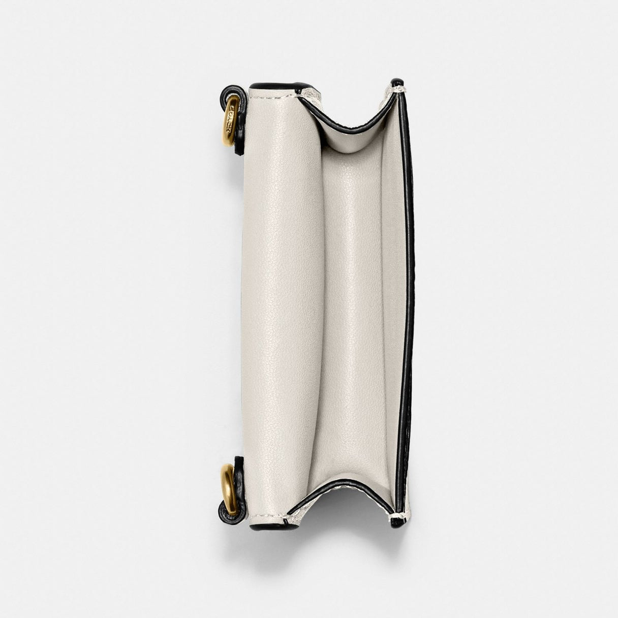 Coach Half Flap Card Case chalk