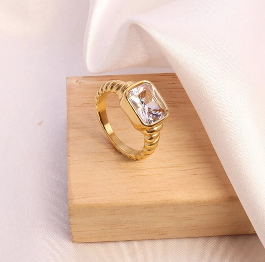 Zircon ring