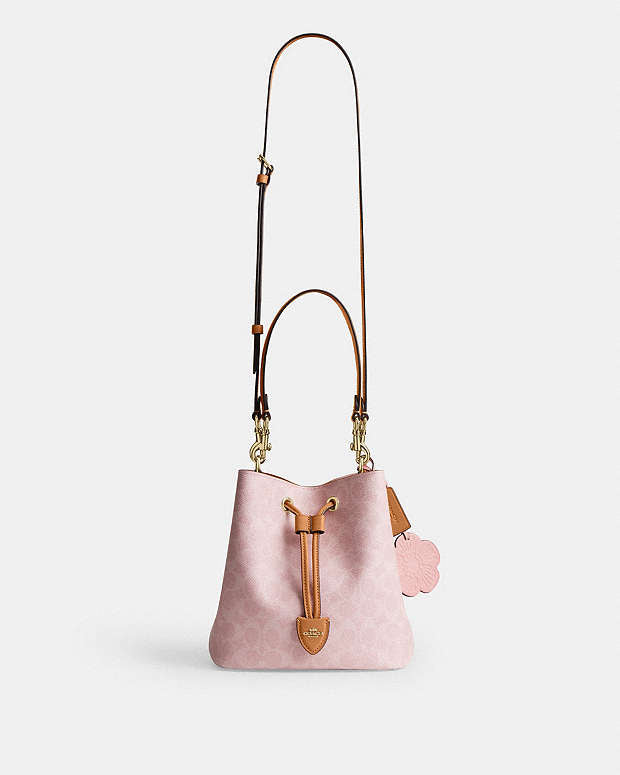 Rowan Bucket Bag In Signature Canvas