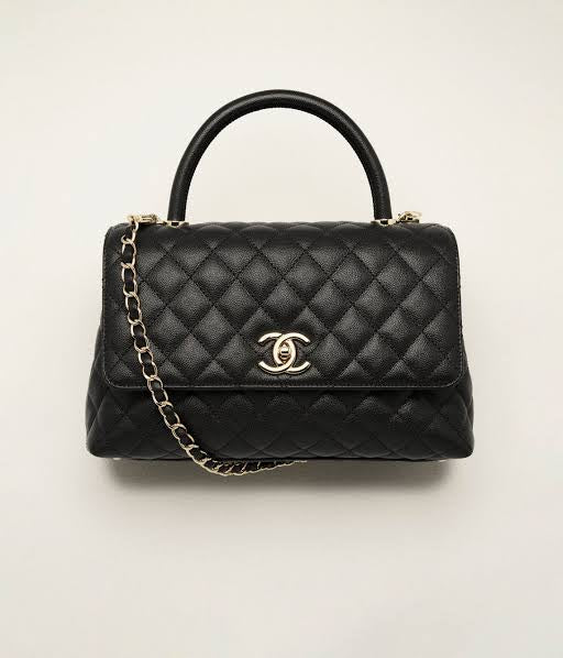 Chanel Coco Handle Flap quilted leather bag ( medium)