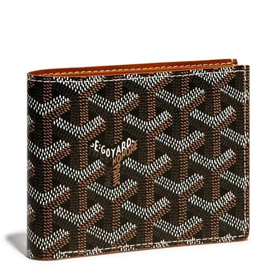 Goyard Saint-Florentin Black/Tan Wallet