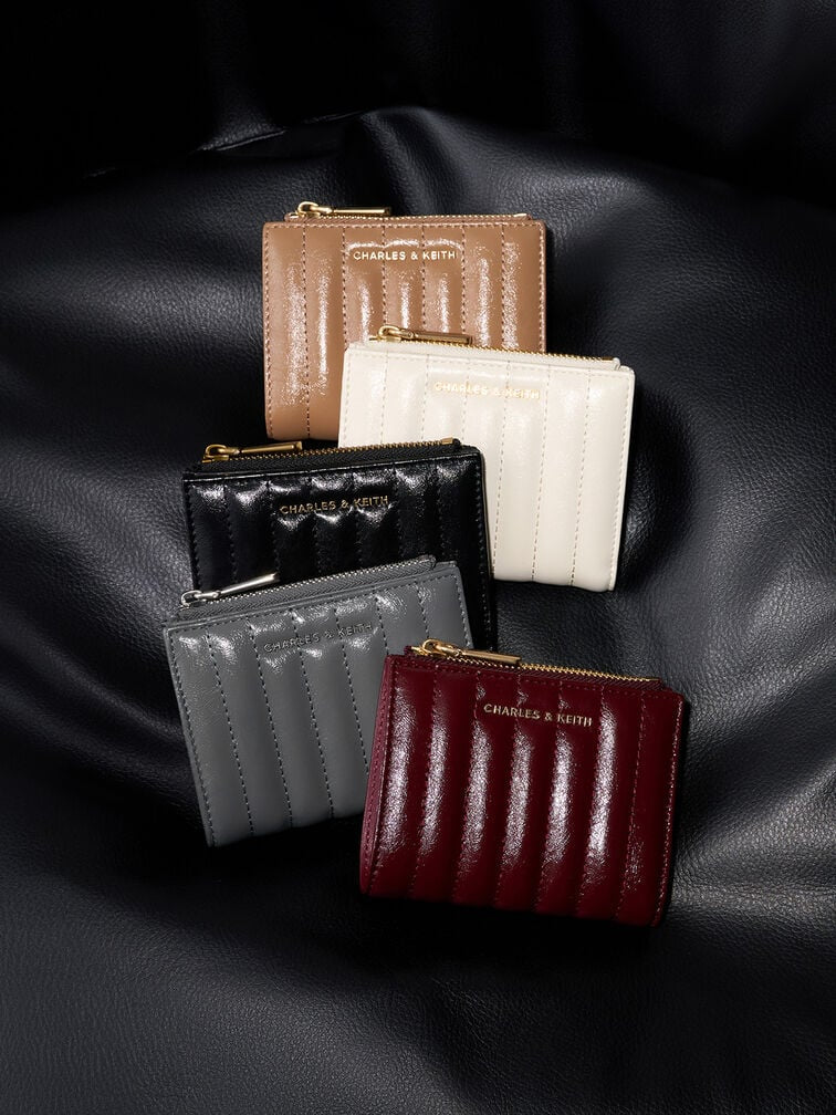 C&k Donna Panelled Top-Zip Wallet