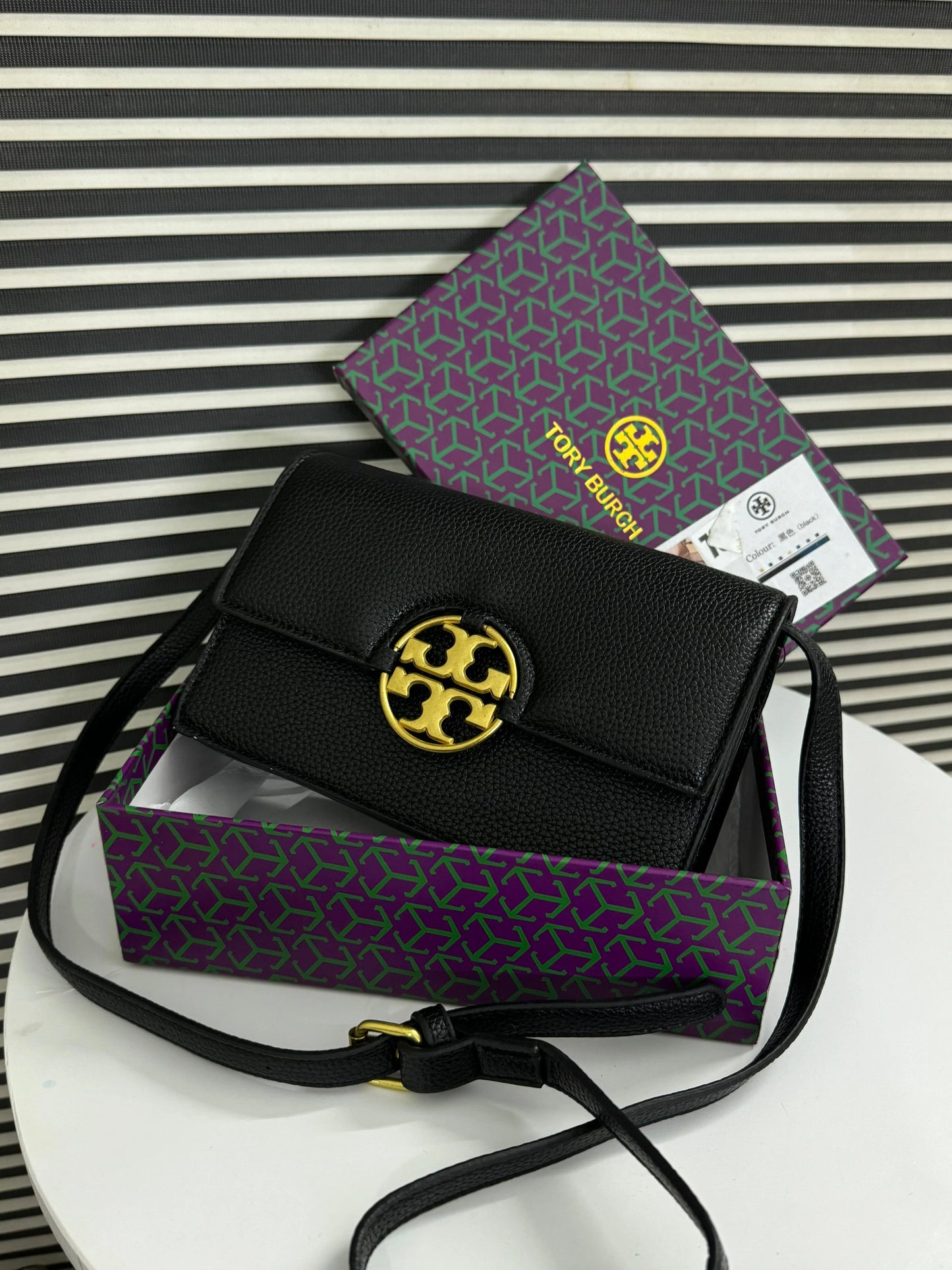 Tory Burch miller wallet crossbody Leather Clutch