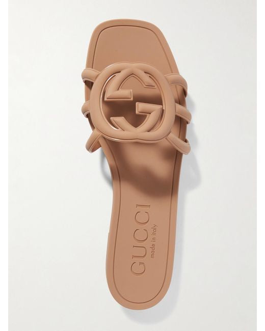 GUCCI WOMEN'S INTERLOCKING G SLIDE SANDAL
