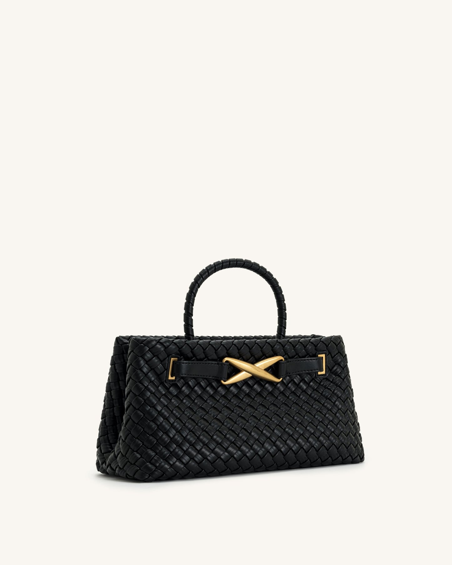 Elora Woven Bag - Black