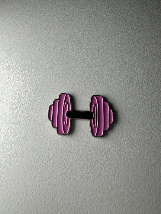 Dumbbell phone charm