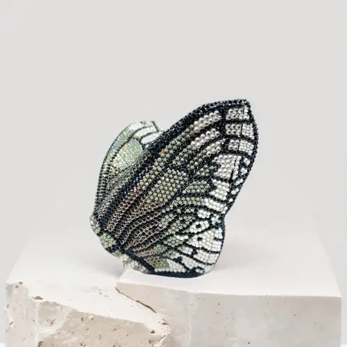 Butterfly Monarch silver