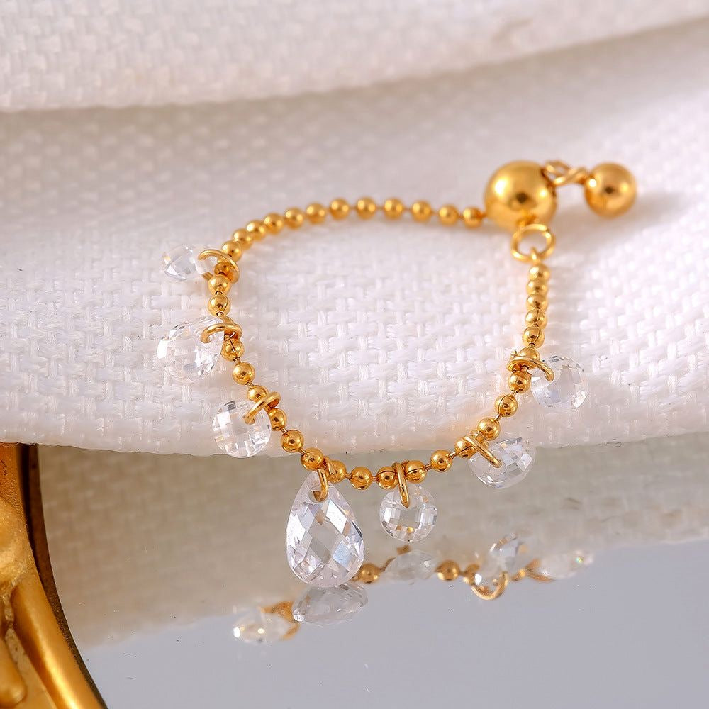 Seven stone drop ( adjustable)