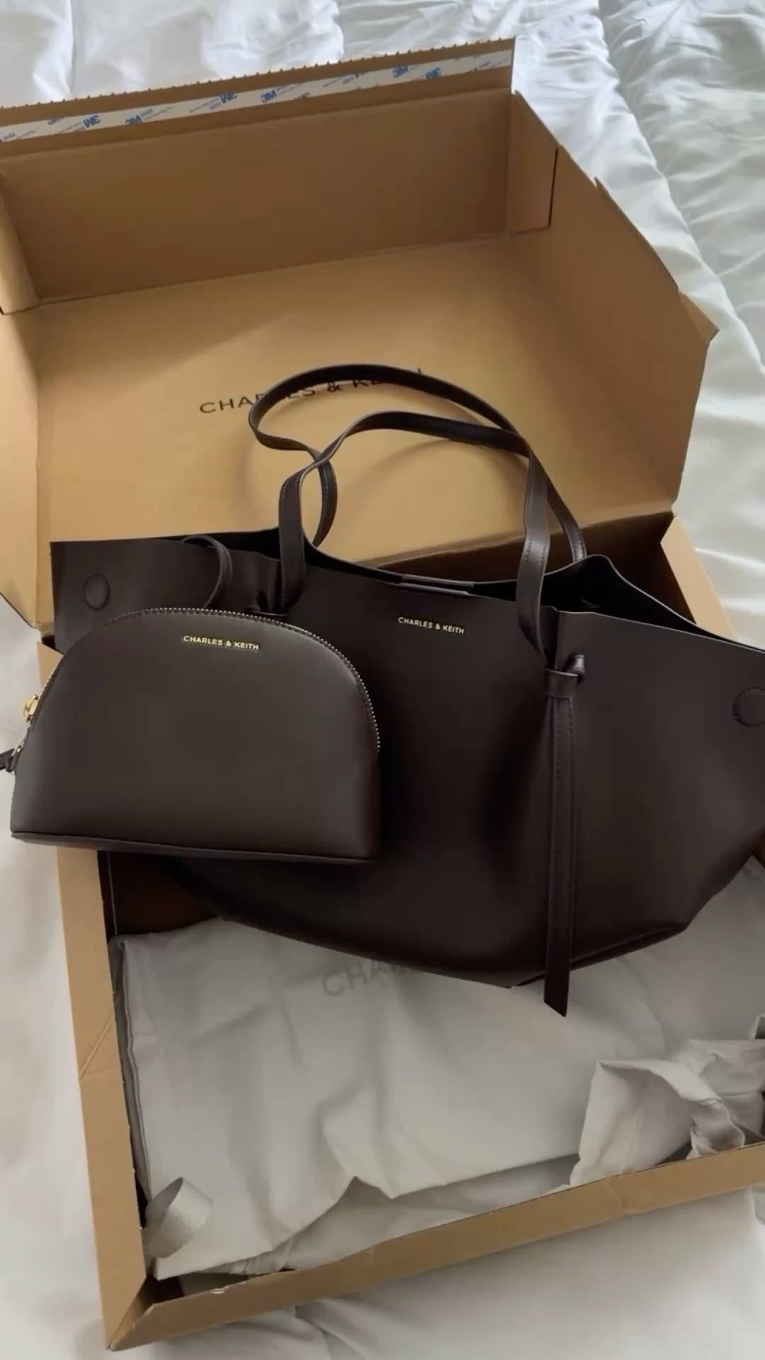 C&K Calla Tote Bag- coffee