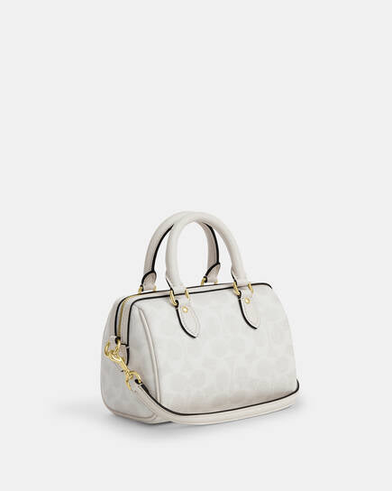Rowan mini white canvas