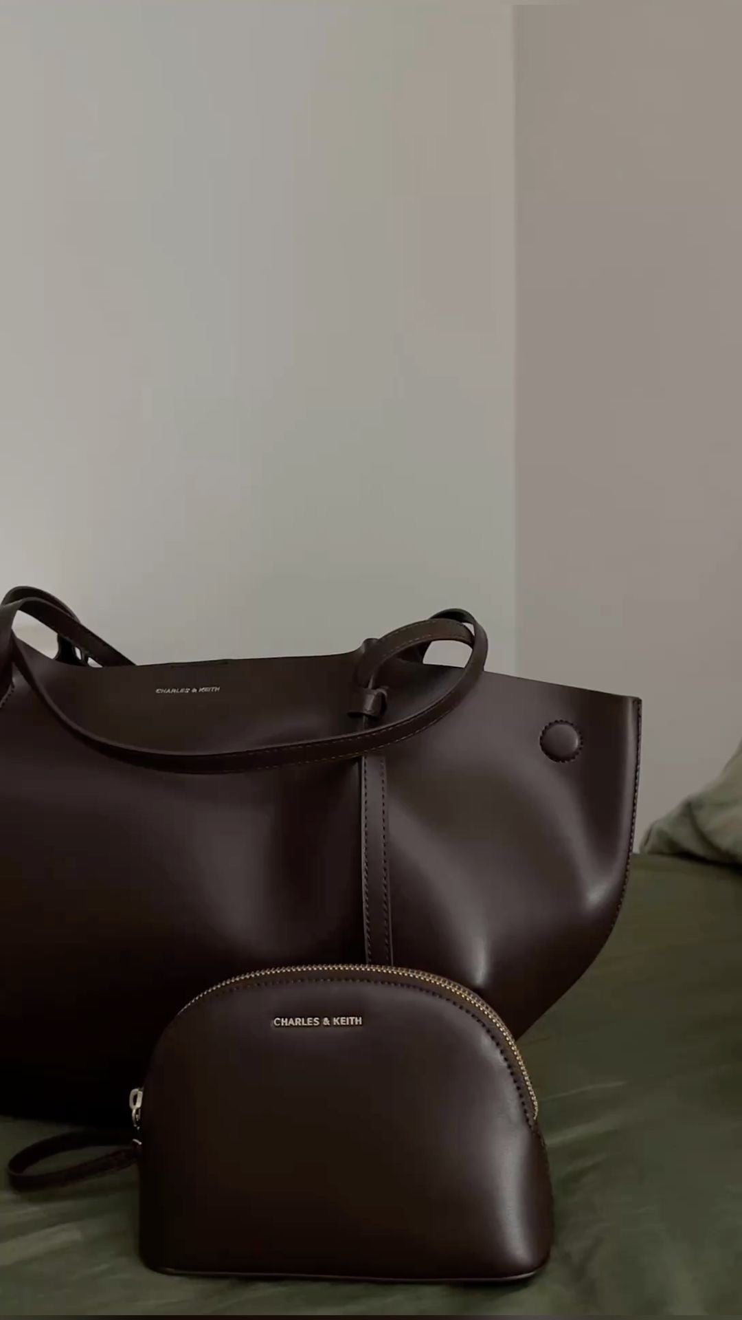 C&K Calla Tote Bag- coffee