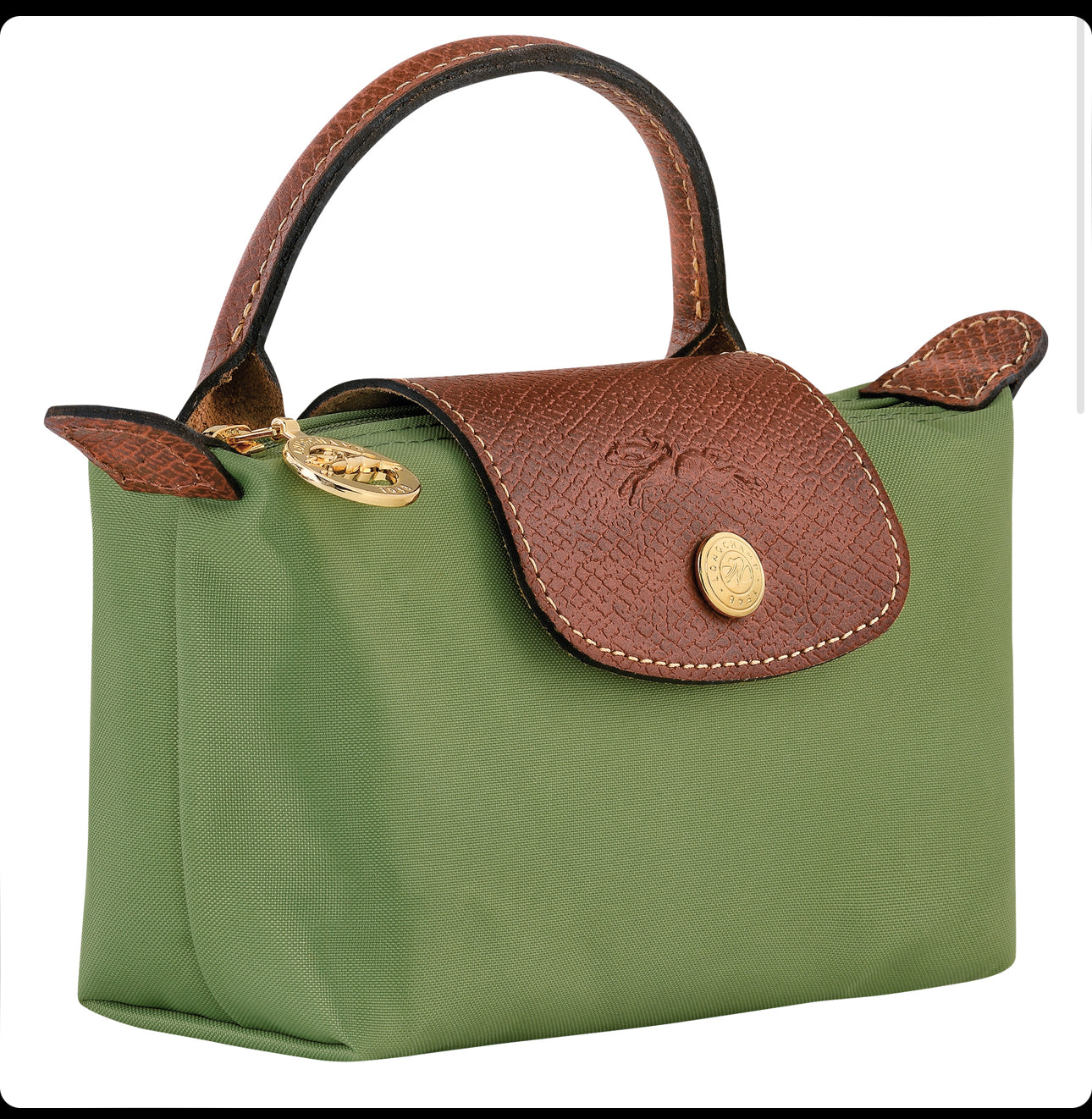 LE PLIAGE POUCH WITH HANDLE
Moss Green- Recycled Canvas