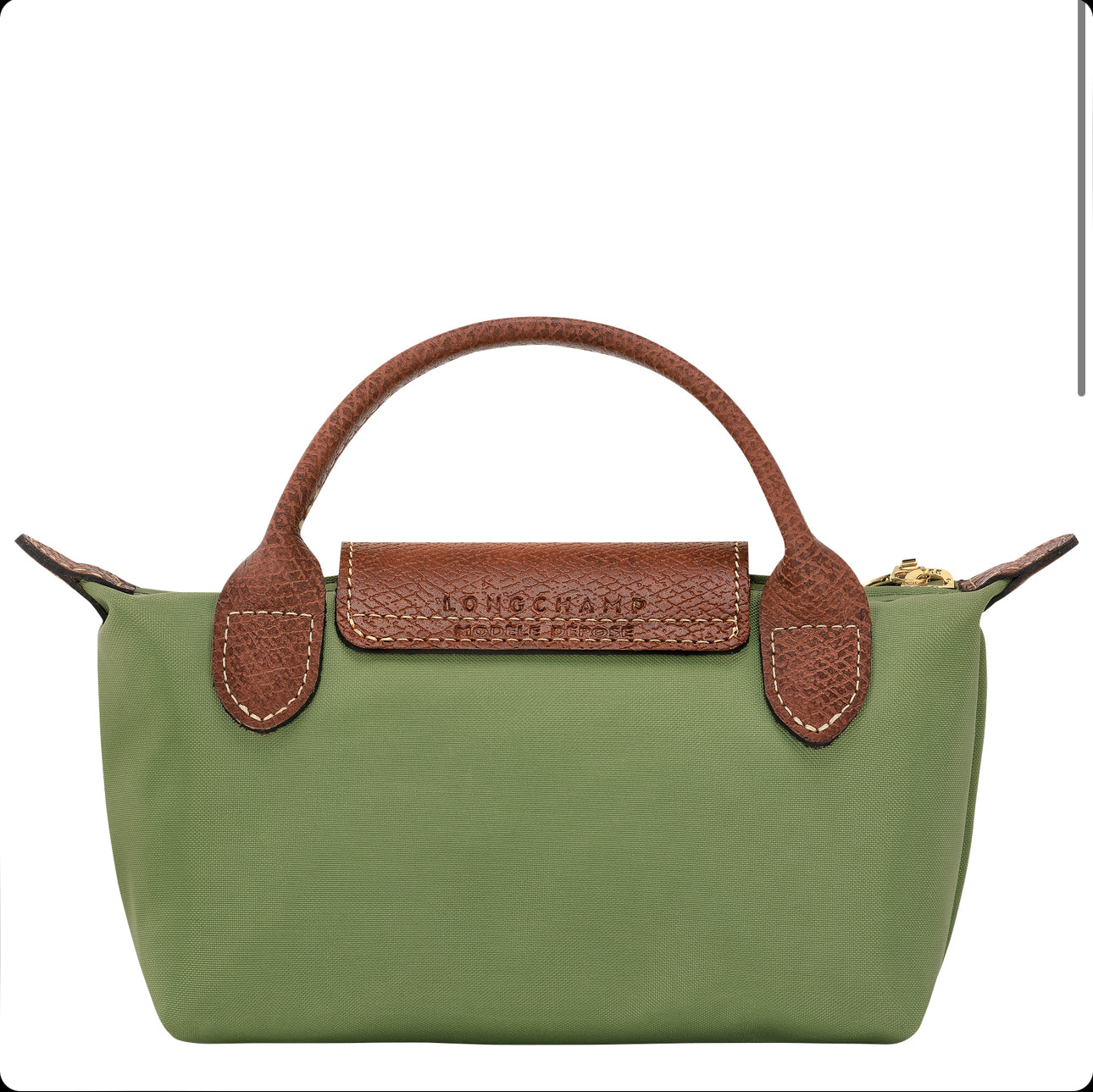 LE PLIAGE POUCH WITH HANDLE
Moss Green- Recycled Canvas