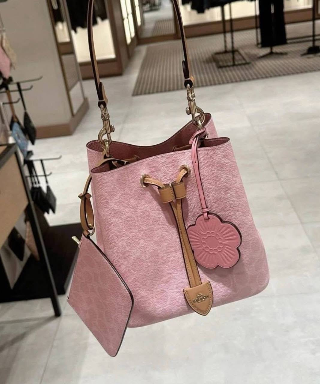Rowan Bucket Bag In Signature Canvas