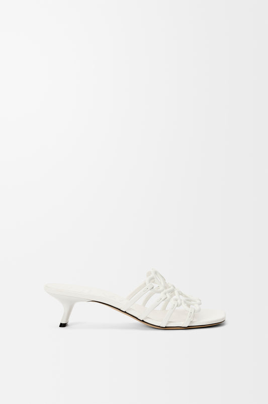 Loewe Petal Anagram slide in soft calfskin
