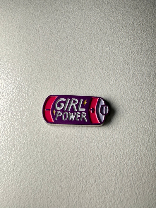 Girl power phone charm