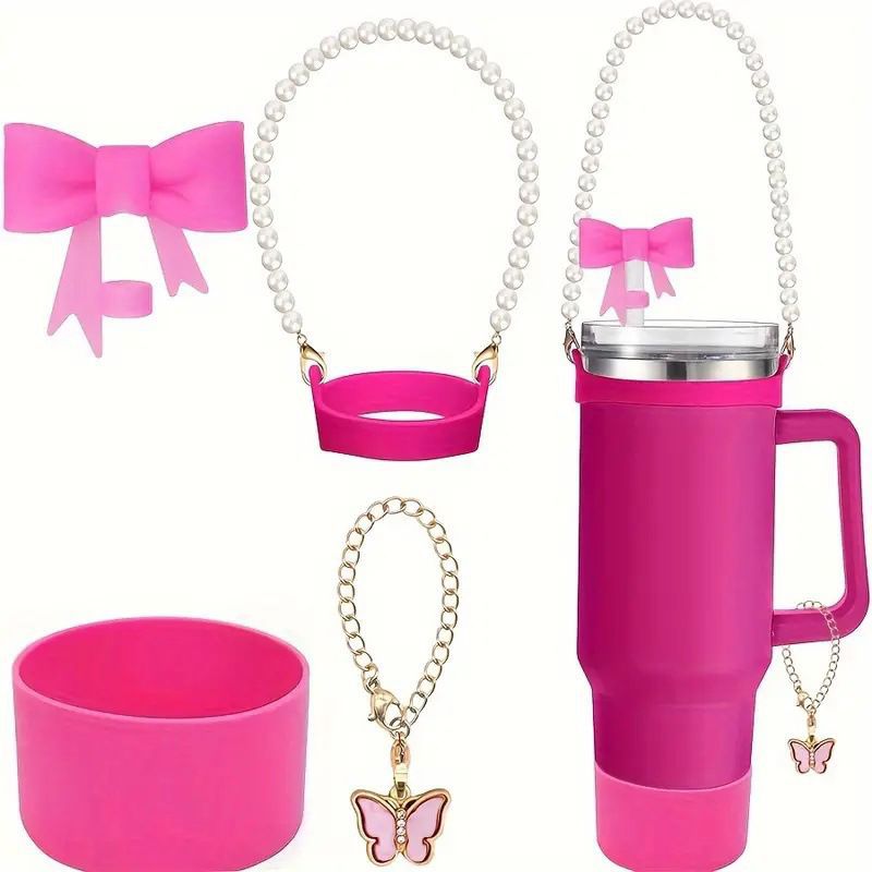 Tumbler accecorie set fushia