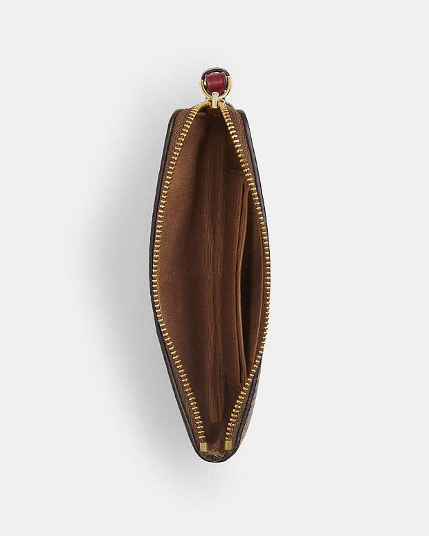 Coach Corner Zip Wristlet
