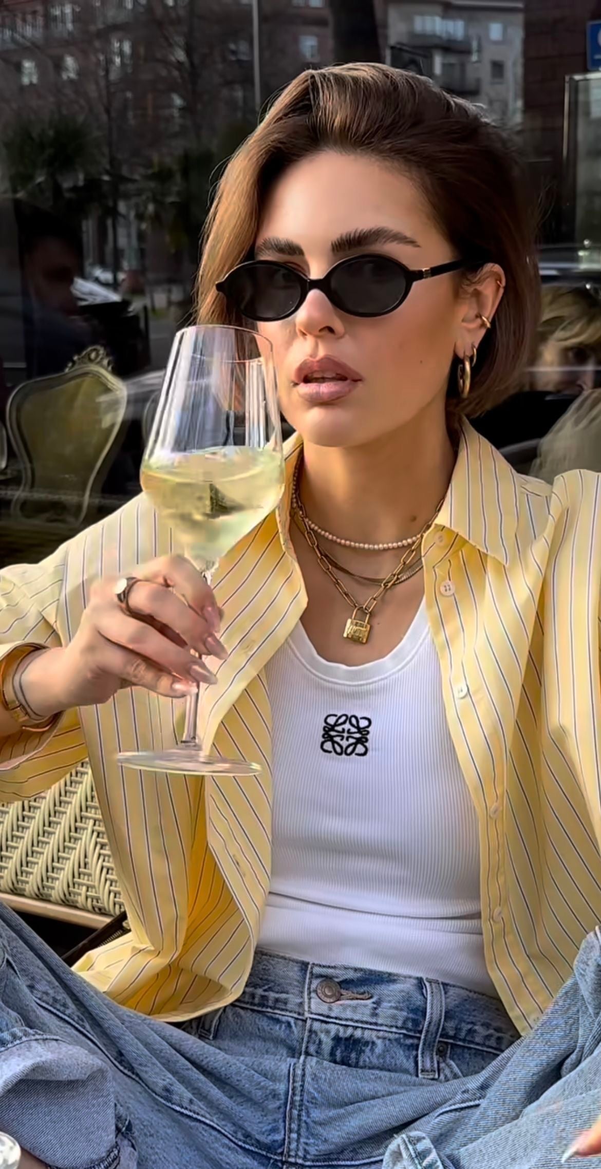 Miu Miu thin frame Black