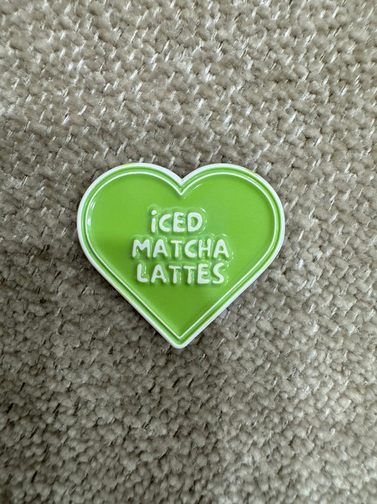Ice matcha lattes