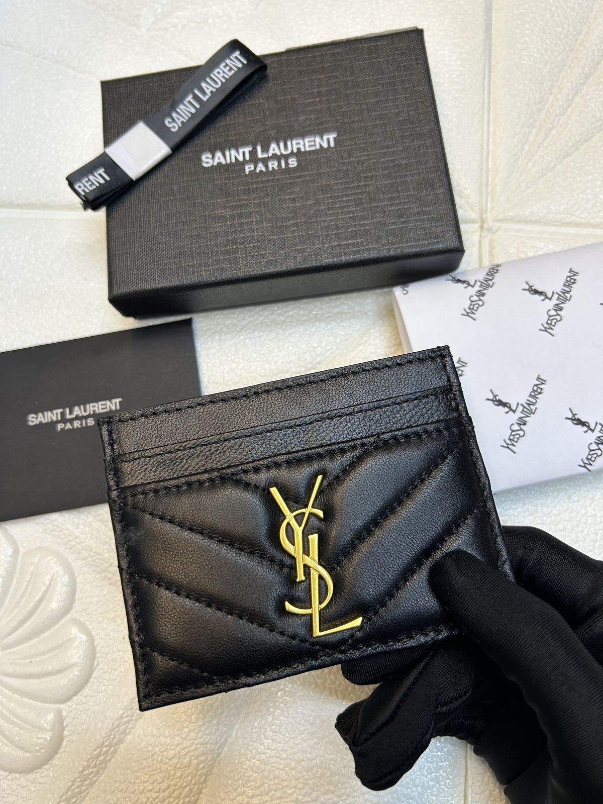 Ysl card holder ( unisex)