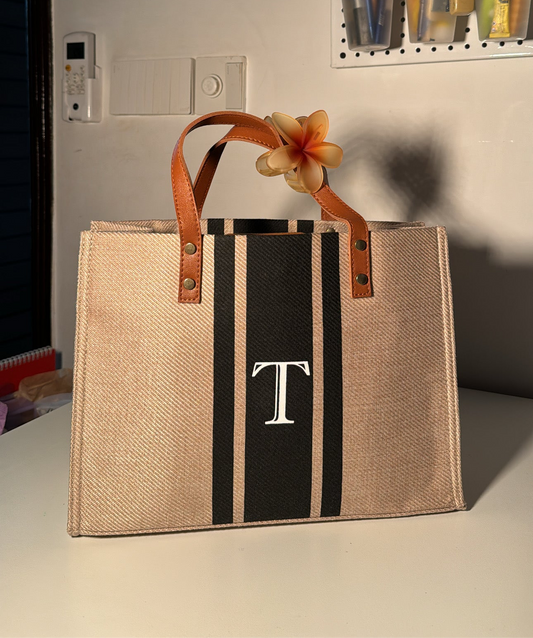 Exclusive Personalized Initial Customized Tote Bag