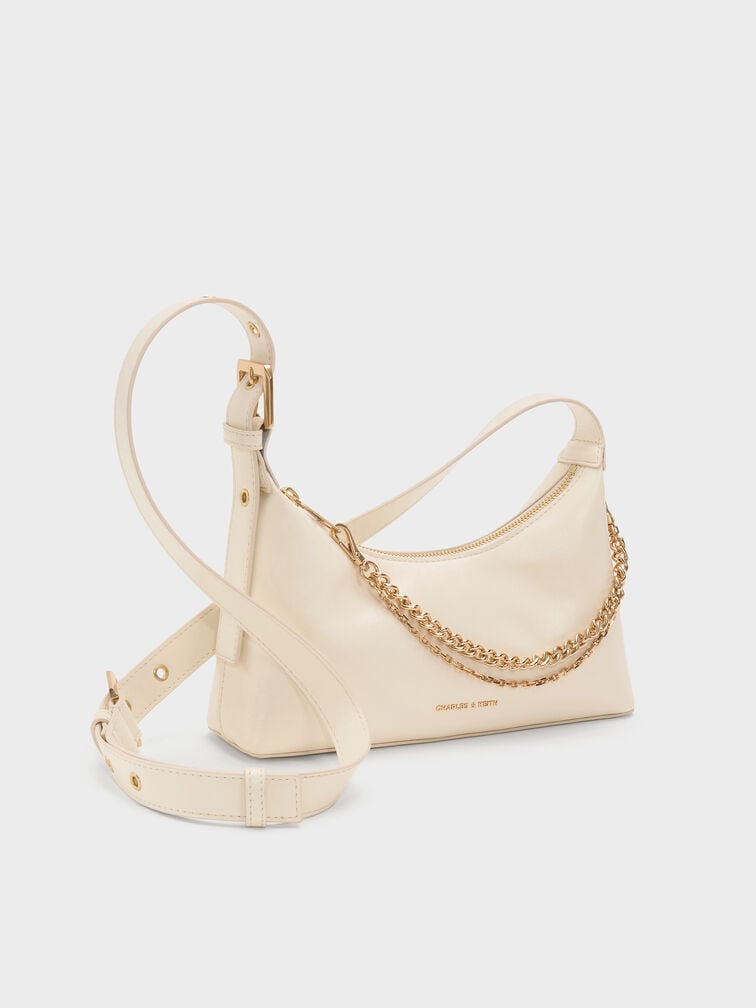 Atwood Chain Shoulder Bag - Cream