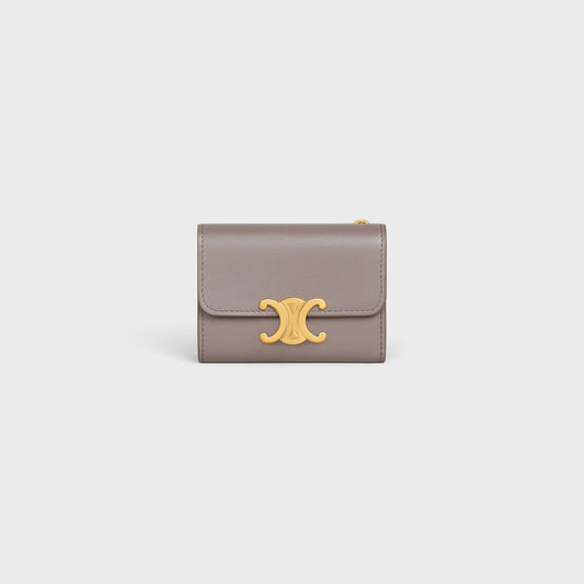 CELINE COMPACT WALLET WITH COIN TRIOMPHE
