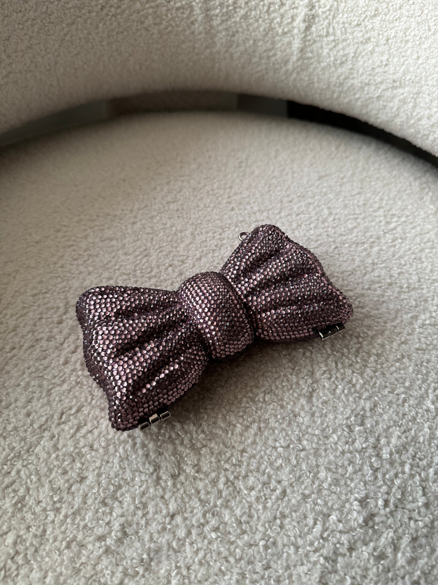 Rhinestone Bow lavender