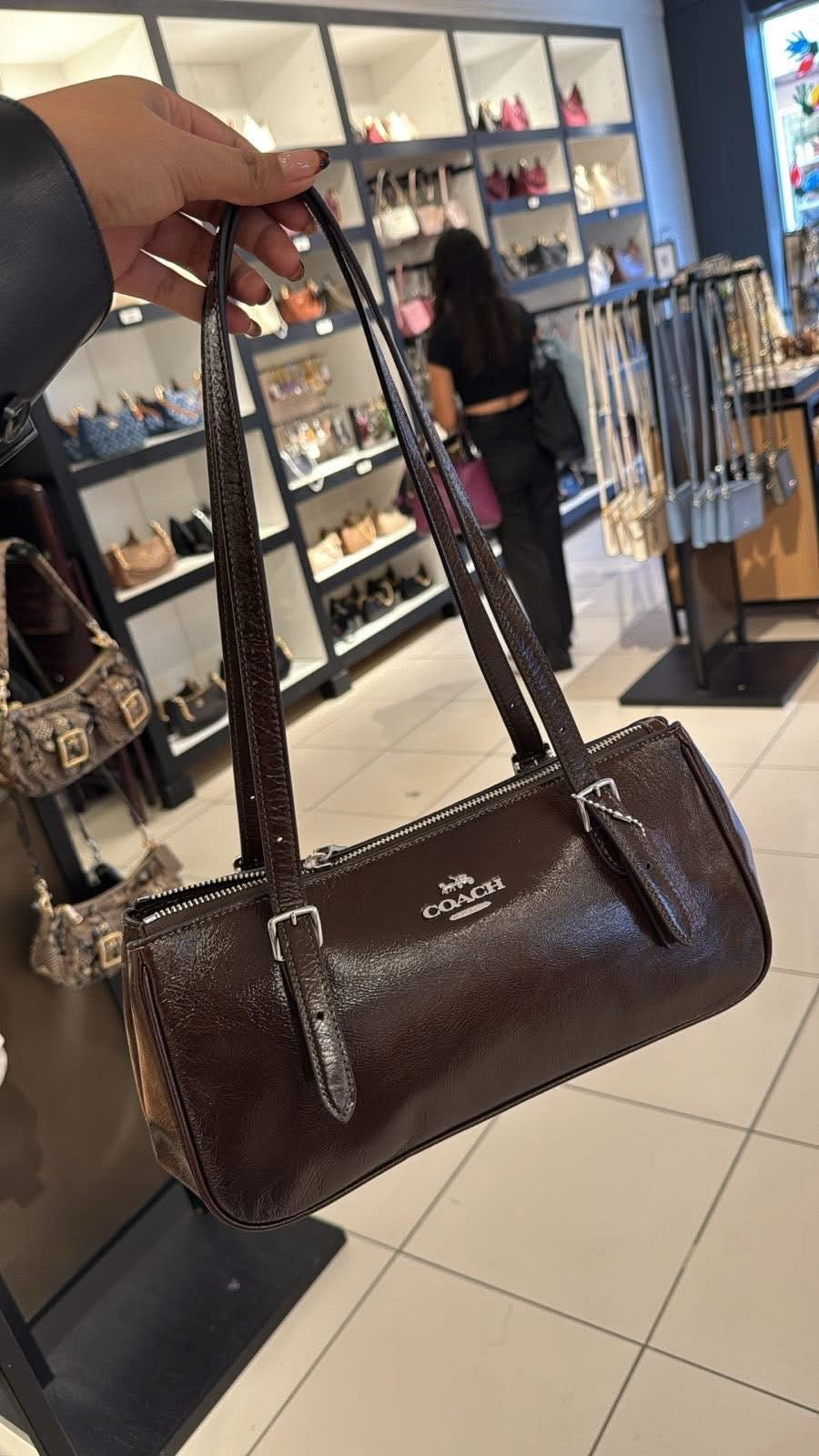 Coach Women's Asher Shoulder Bag- brown
