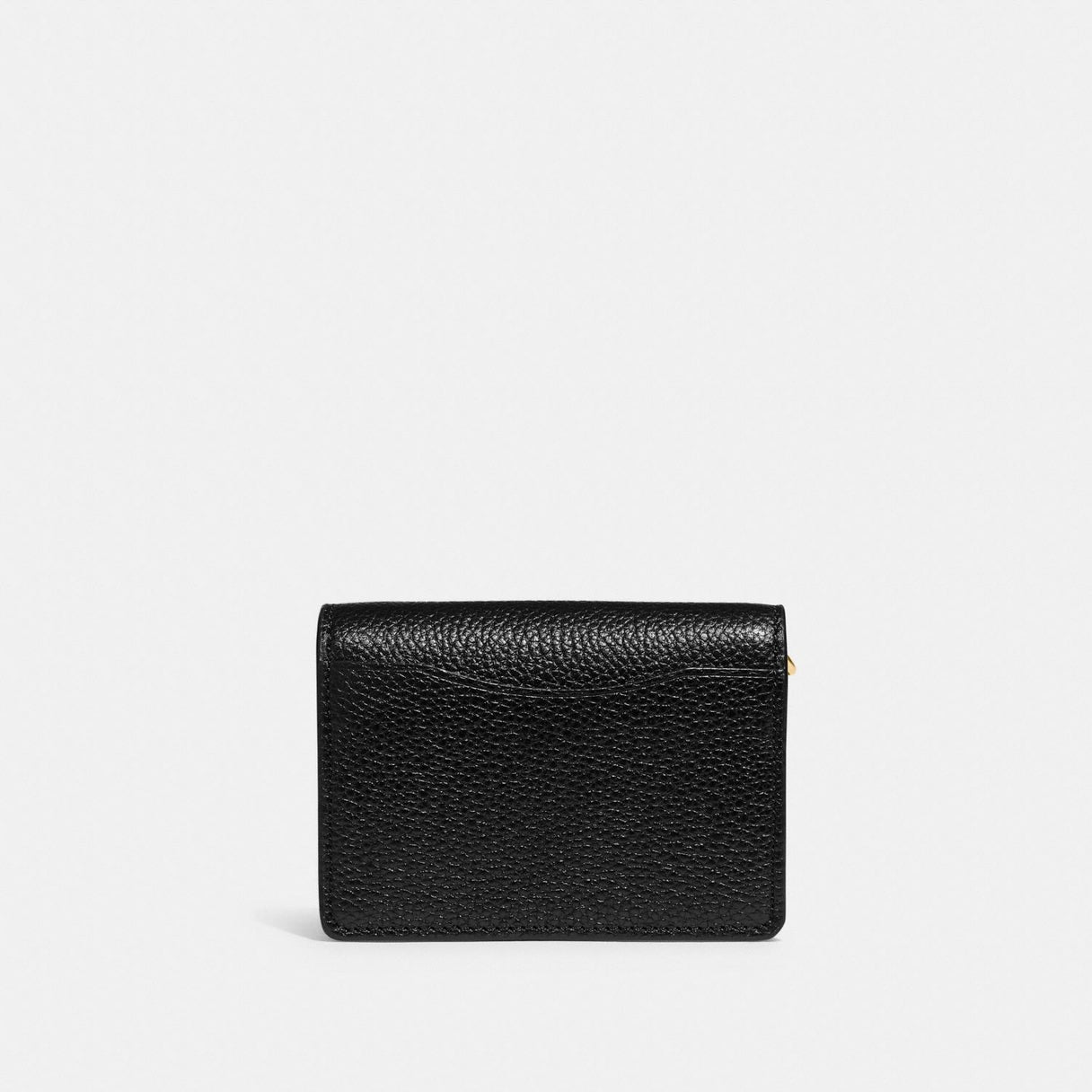 Coach Half Flap Card Case black