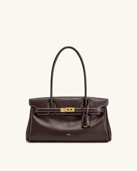 Yara Shoulder Bag - Dark Brown