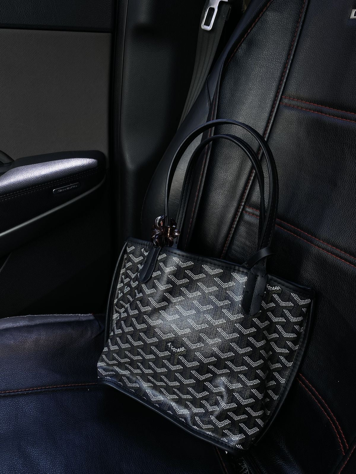 Goyard mini tote black