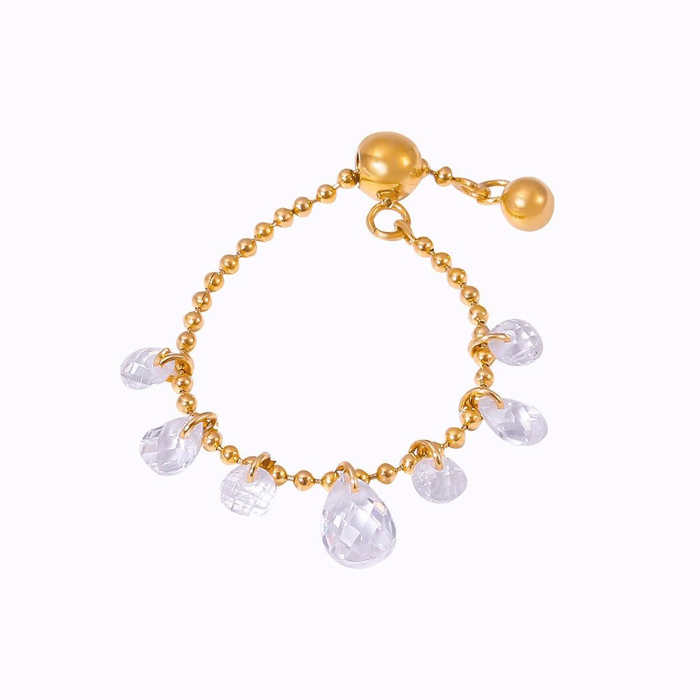 Seven stone drop ( adjustable)