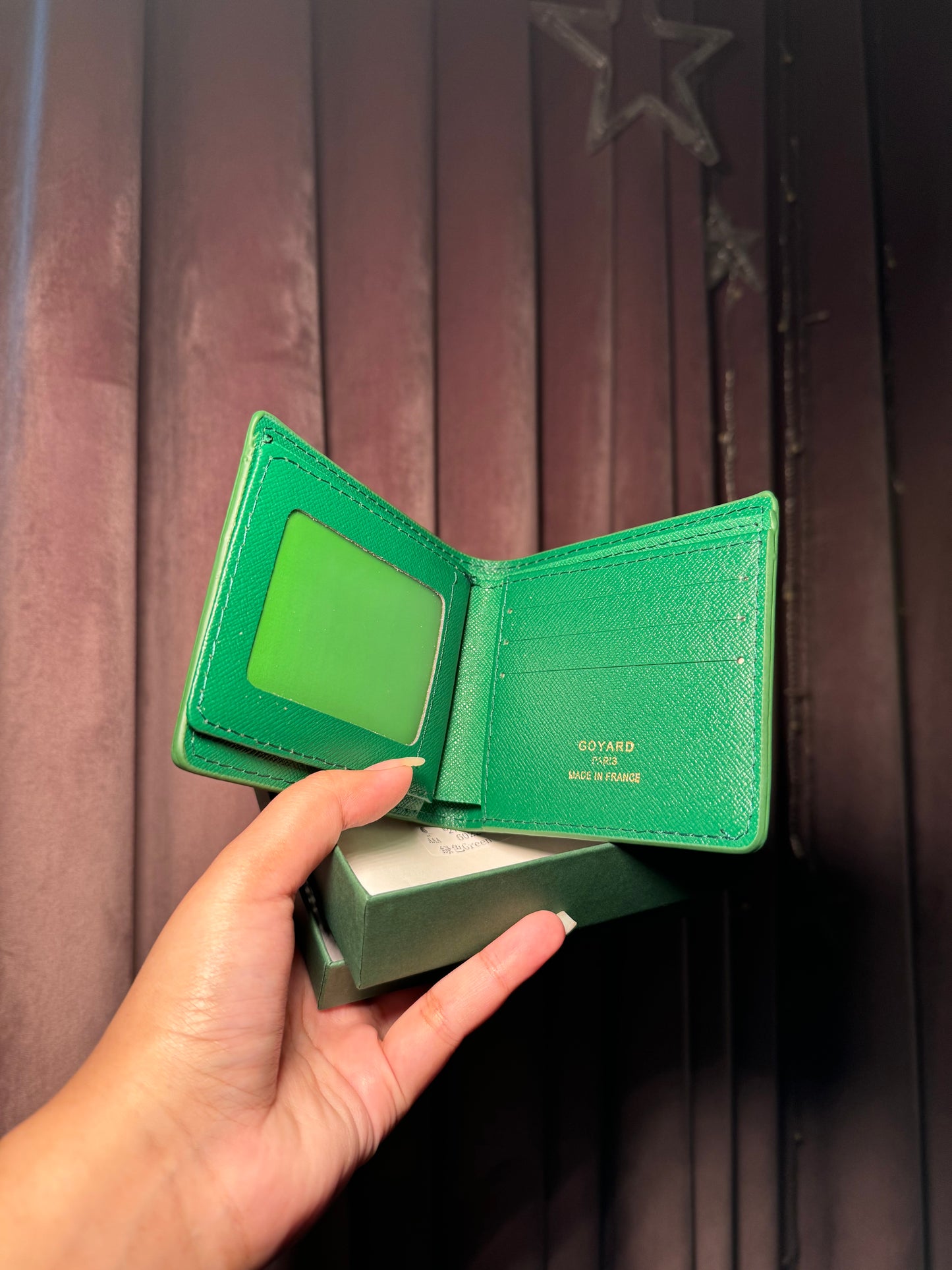 Goyard Saint-Florentin Green Wallet