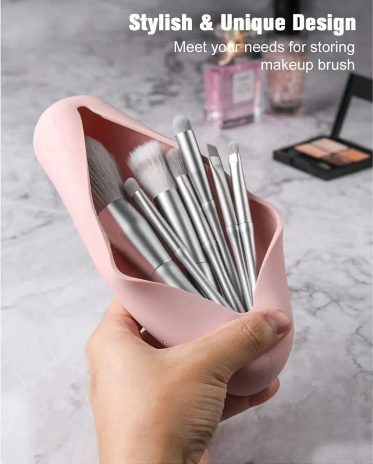 Portable Travel Makeup brush holder